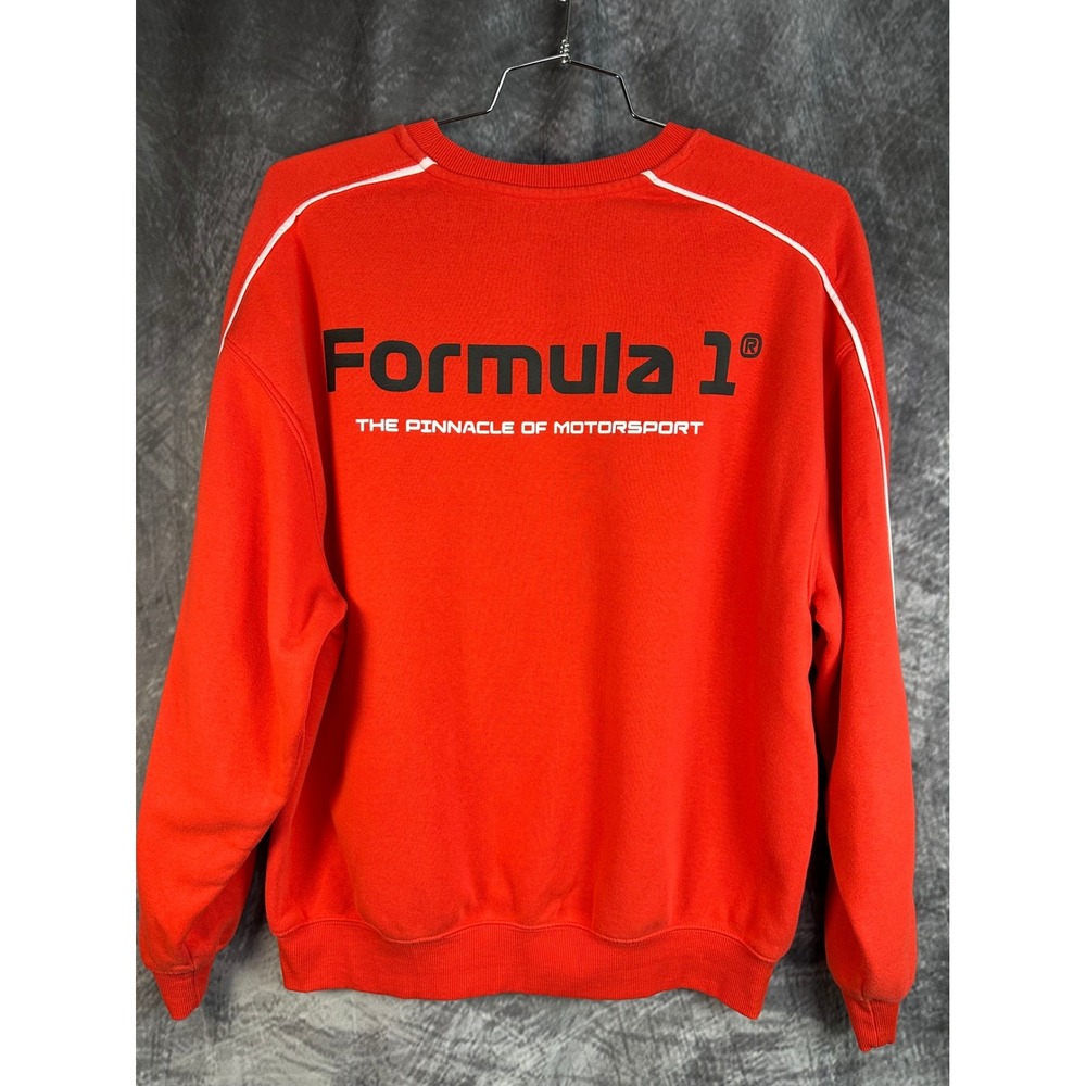 Formula 1 Racing Division Crewneck Sweater Mens XL Red F1 Pit Crew - Picture 2 of 5